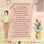 Positive motivation instagram post
